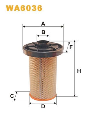 WIX FILTERS Õhufilter WA6036